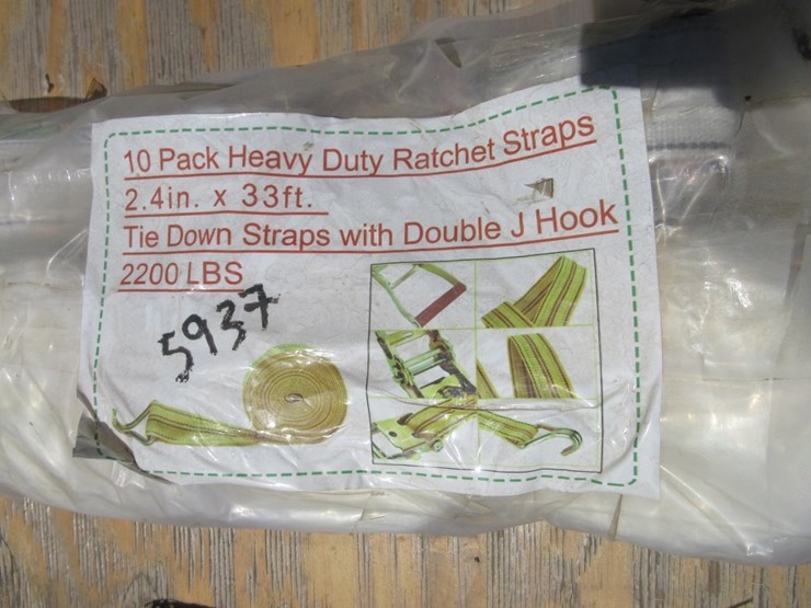 new-unused-2.4"-x-33'-hd-1-ton-ratchet-straps,-image-8