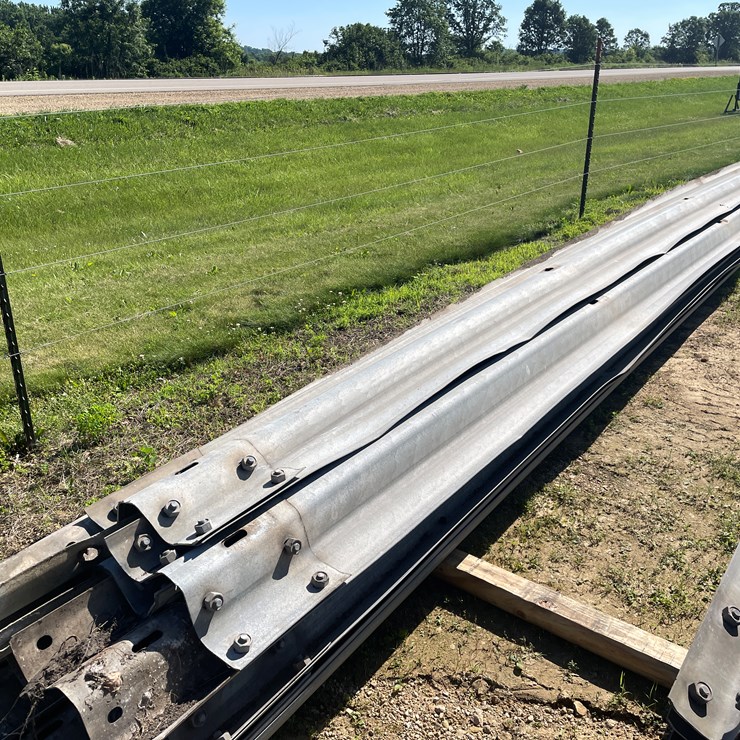 #2188 • Approx (15) Metal Guard Rail Sections