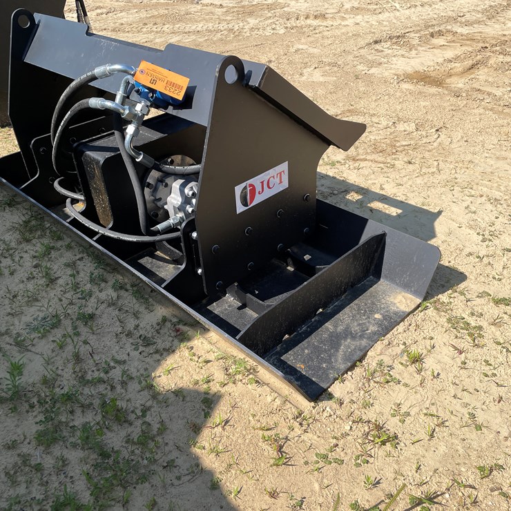 #2233 • 2025 JCT Skid Steer Vibratory Plate Compactor Attachment