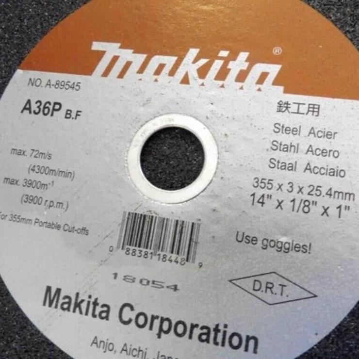 Makita 14" Chop Saw, 4 - Makita Blades