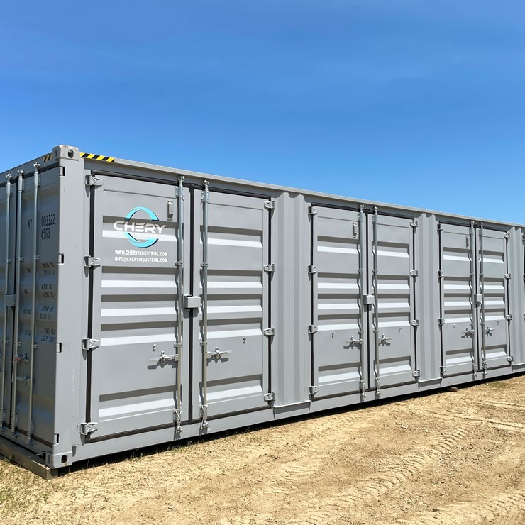 #401 • 40' High Cube Multi-Door Shipping Container