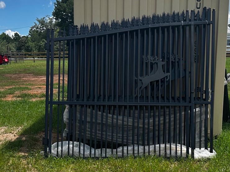 #137-•-14ft-bi-parting-wrought-iron-gate-image-1