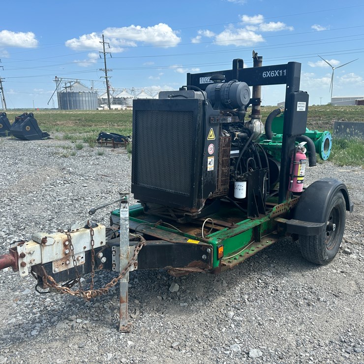 #43 • Duetz 4cyl Power Unit w/Pioneer 6” Pump w/ S/A Trailer PKG6005 Inv#: 25642