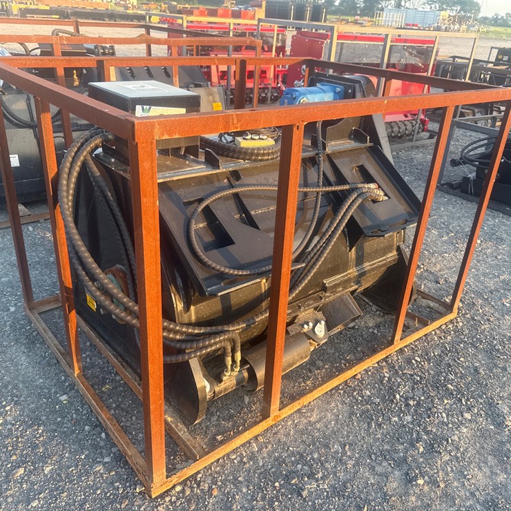 #2050 • AGT Skid Steer Concrete Mixer Inv#: 24821