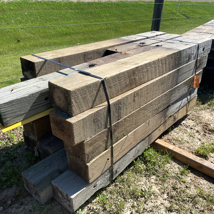 #2198 • Bundle Used Guard Rail Post