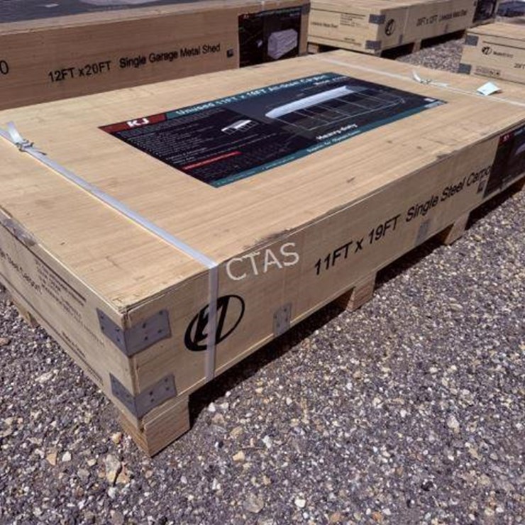 #222 • Steel Carport 11ft W x 20ft L x 9ft H
