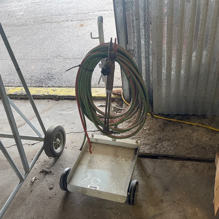 #80 • SINGLE BOTTLE CART WITH HOSES
