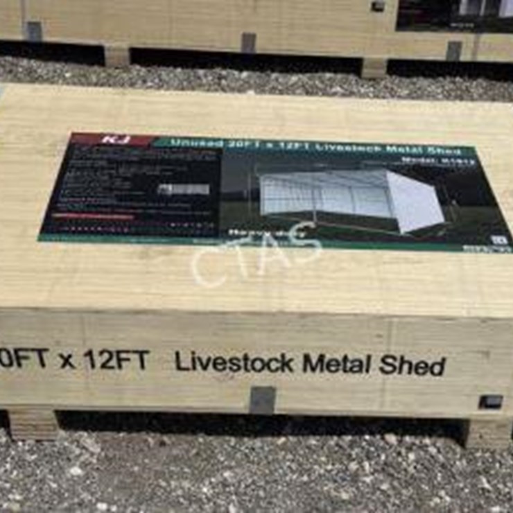 #217 • Livestock Metal Shed - 20 FT x 12 FT