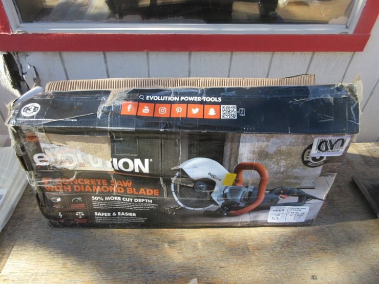 evolution-power-tools-9"-concrete-saw,-image-1