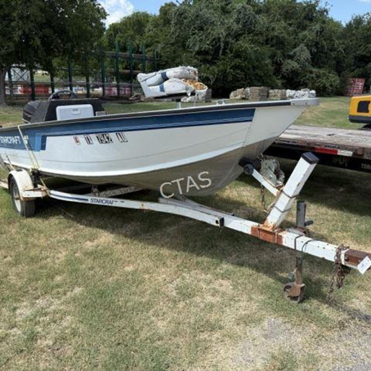 #201 • 1995 Starcraft Super Fisherman 160 Aluminum Boat