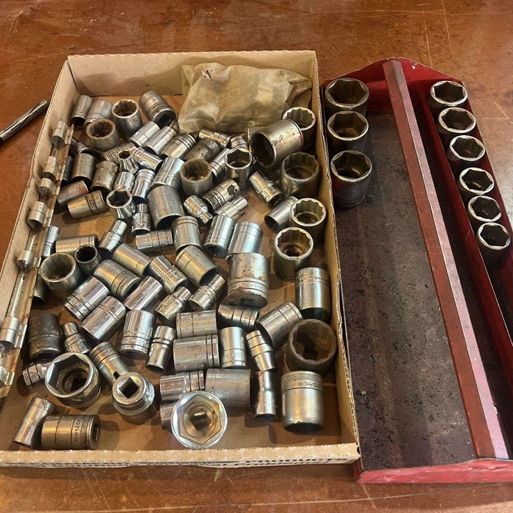 1/2" Drive Assorted Sockets, Some Snap-On