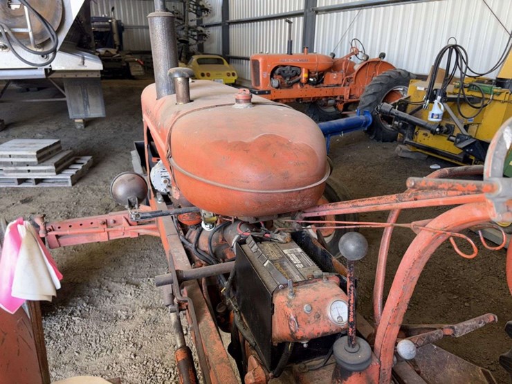 1956-allis-chalmers-wd45-tractor,-wf,-13.6-28-rears, 6.00-16 fronts,-snap-coupler,-drawbar,-power-sl-image-6
