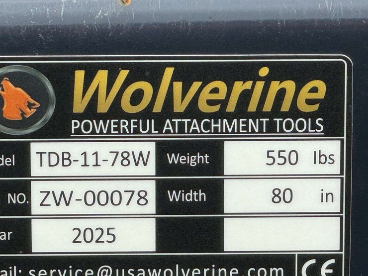 wolverine-78”-wide-bucket,-skid-loader-mount-image-4