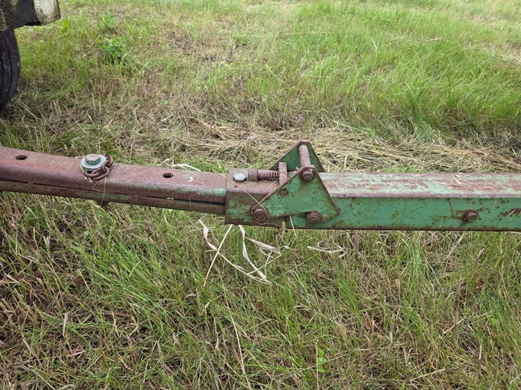 john-deere-running-gear-with-rack,-rack-will-need-work,-11l-15-tires-on-6-bolt-rims,-extendable-hitc-image-3