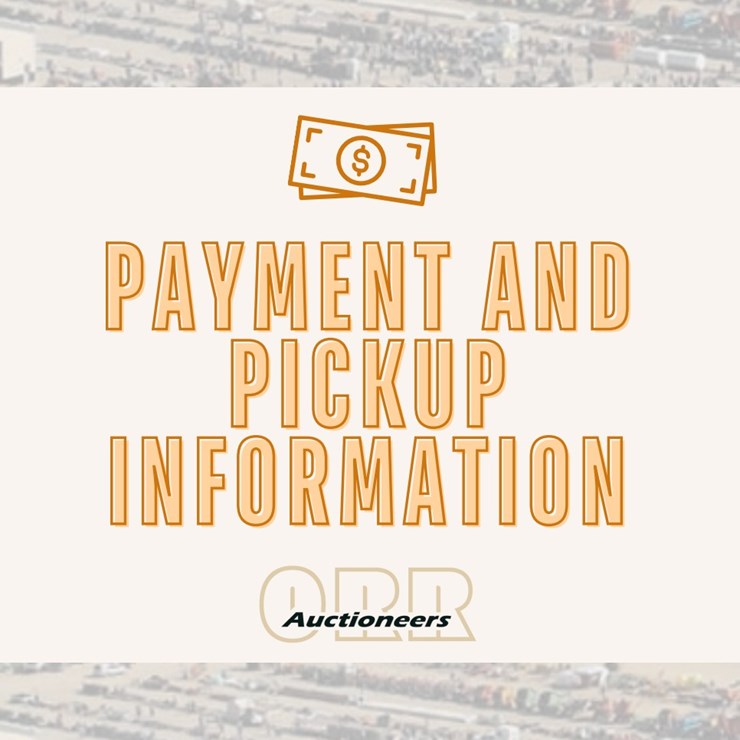 Payment & Pickup Information