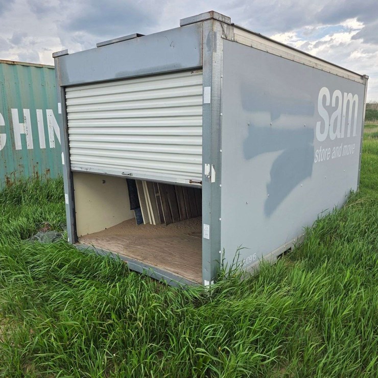 Approx 16’ Shipping Container, Overhead Door Needs Attention, *Seller has # of Mover if Needed, Limi
