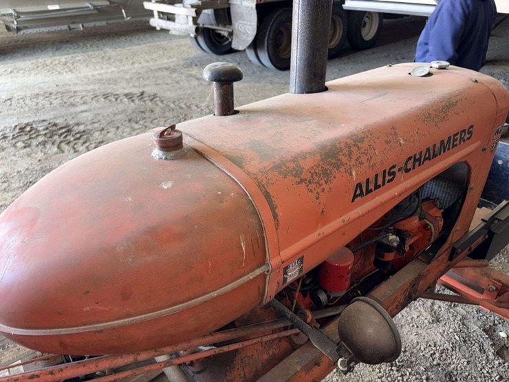 1956-allis-chalmers-wd45-tractor,-wf,-13.6-28-rears, 6.00-16 fronts,-snap-coupler,-drawbar,-power-sl-image-21