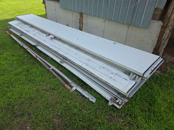 insulated-garage-door,-16’-wide-x-14’-tall,-has-some-damage,-see-photos-image-1