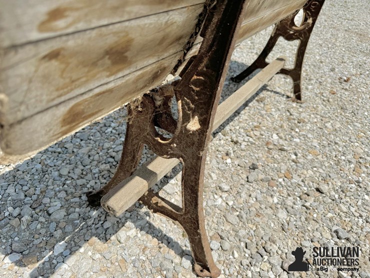 wooden-bench-w/-cast-iron-legs-image-9