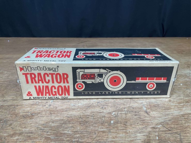 tractor-&-wagon-set-nib-hubley-image-1