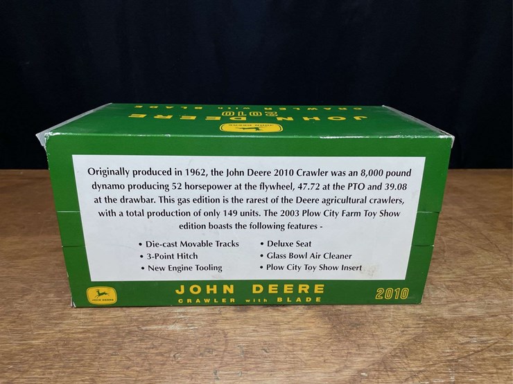 1/16-john-deere-2010-crawler-2003-plow-city-nib-ertl-image-6