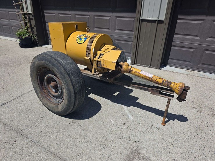 katolight-pto-generator-model:-35lr1,-540-pto,-35-kw,-120/240v,-1800-rpm,-on-cart-with-15”-tires-on-image-1