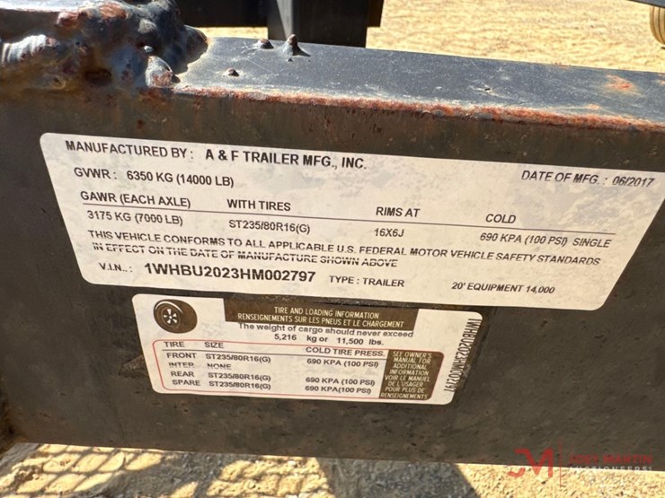 2017-a-&-f-trailer-mfg-20'x7'-equipment-trailer-image-18