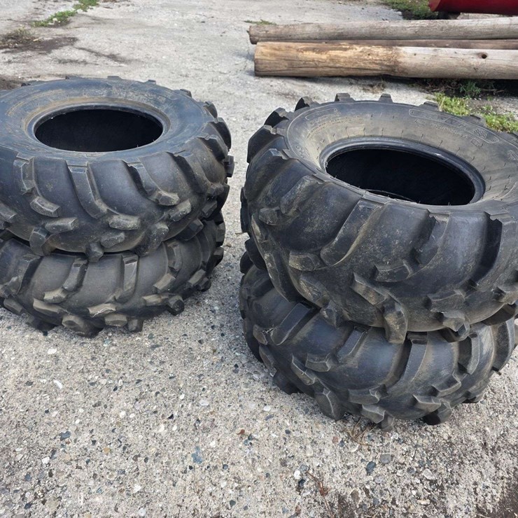 (4) ATV Tires, 2 – AT28x11-12 and 2 – AT28x9-12, ITP Brand, All Hold Air, Buying All for One Money