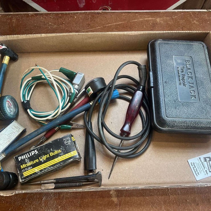 Tire Repair Kit, Mini Bulbs, and Test Light
