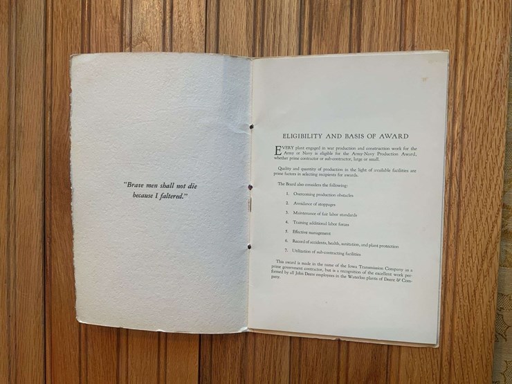 1942-john-deere-army-navy-e-award-program-+-pins-image-4
