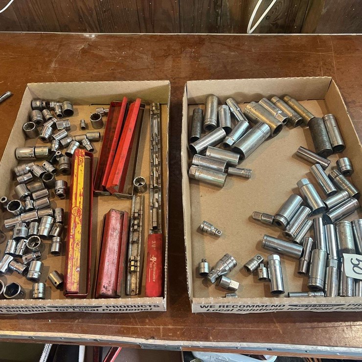 (2) Flats of Assorted Sockets