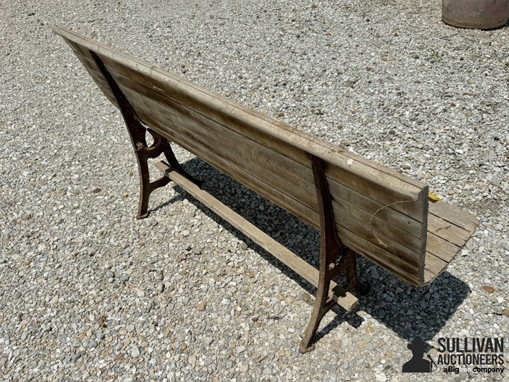 wooden-bench-w/-cast-iron-legs-image-5