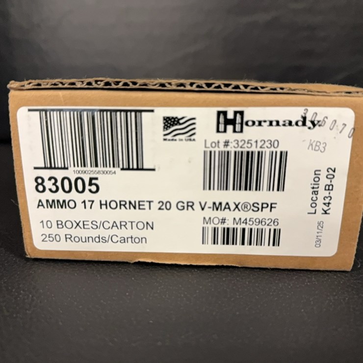 Hornady 17 Hornet (Ammo)