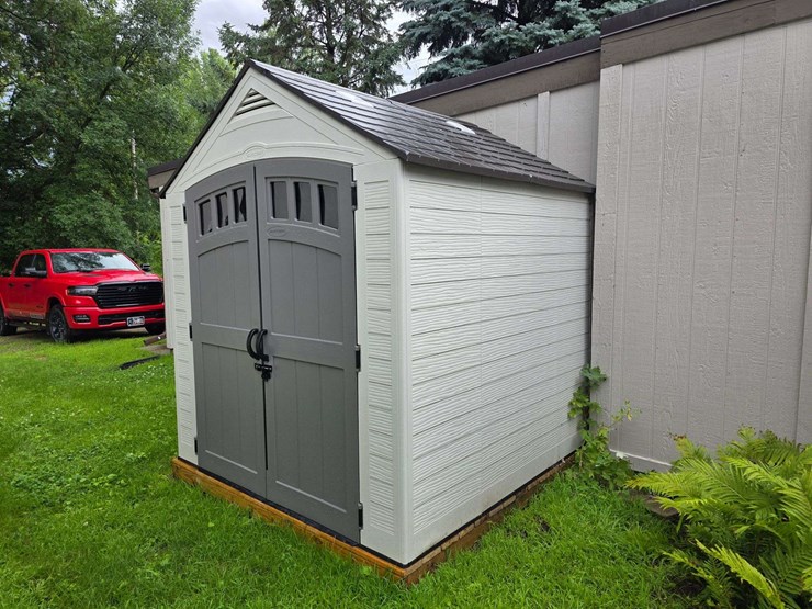 7’-x-7’-suncast-storage-shed,-poly-floor,-appears-to-have-no-leaks,-*buyer-is-responsible-for-remova-image-3