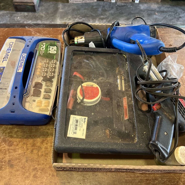 Solder Iron, Heat Gun, and Dremel Attachments