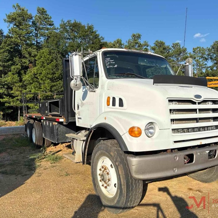 2004 STERLING TANDEM FLATBED TRUCK
