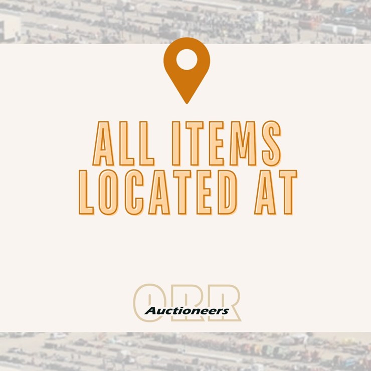 All Items Located At Orr Auction Center