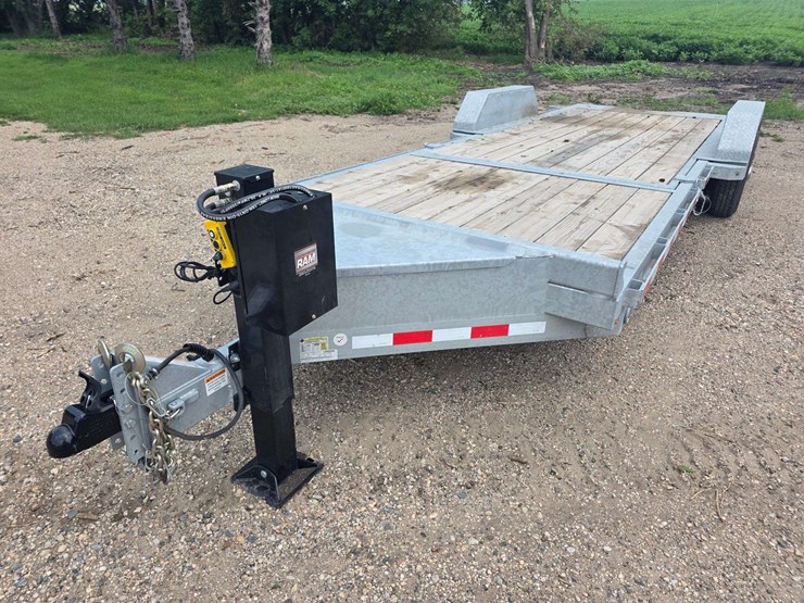 2023-midsota-model:-ntb22-bp-154-galvanized-skid-loader-trailer,-22’-long-(16’-tilting-w/6’-flat),-(-image-1