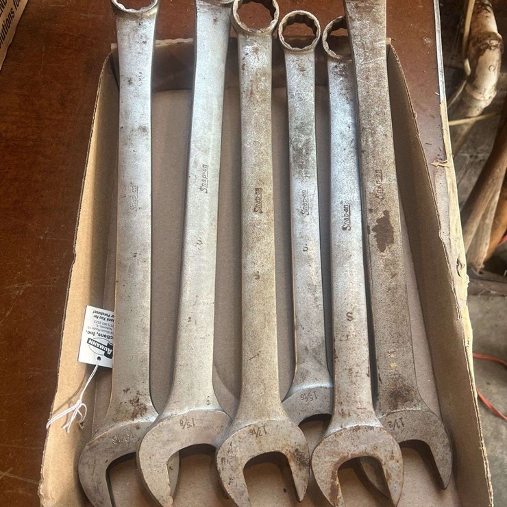 (6) Snap-On SAE Wrenches