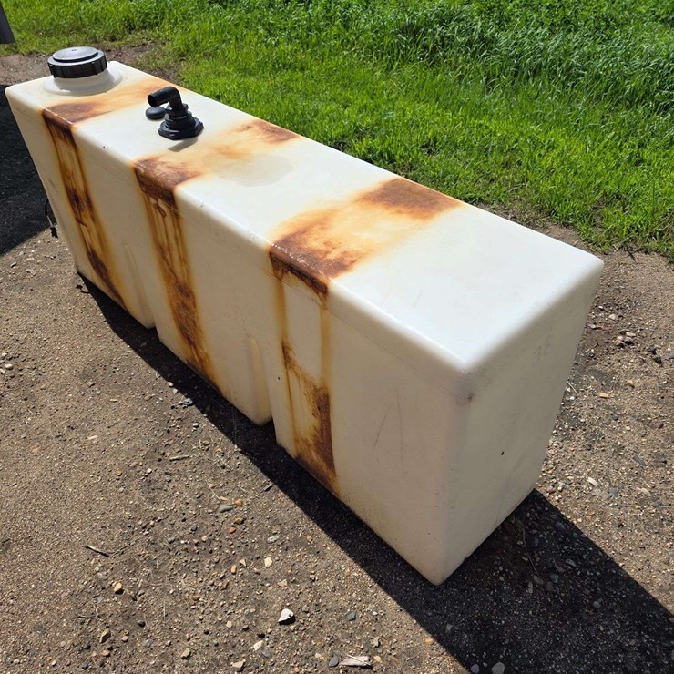 Approx 70.5” x 15” x 25.5” Poly Tank