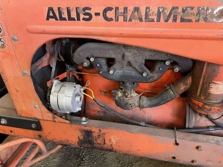 1956-allis-chalmers-wd45-tractor,-wf,-13.6-28-rears, 6.00-16 fronts,-snap-coupler,-drawbar,-power-sl-image-23