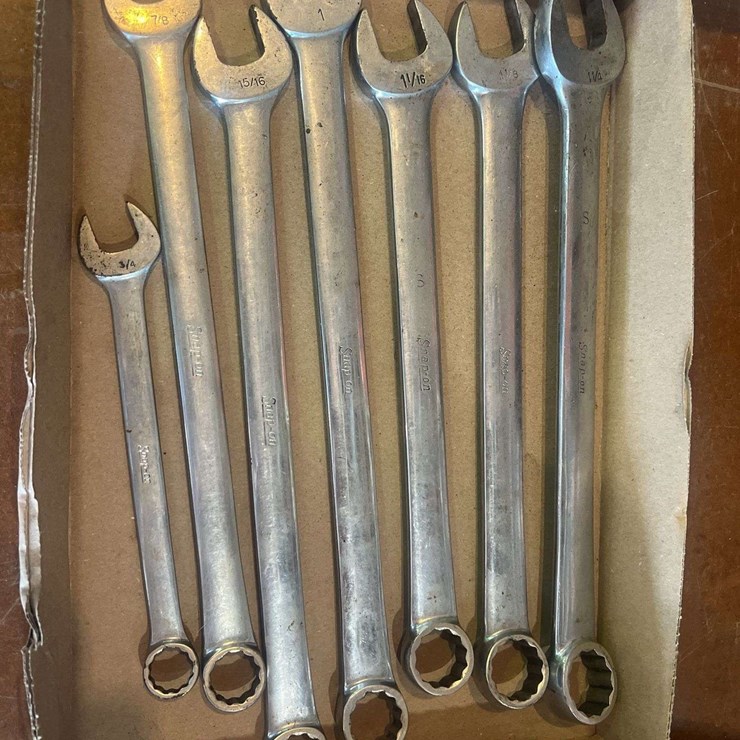 (7) Snap-On SAE Wrenches