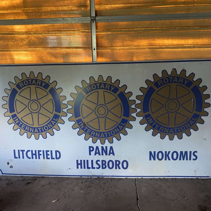 (2) Local Rotary International Signs