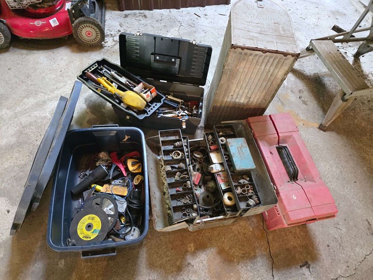 lot-of-misc-tool-boxes-with-misc-tools-and-mailbox-image-1