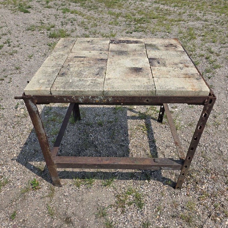Welding Table, 28” x 33” on Heavy Duty Stand
