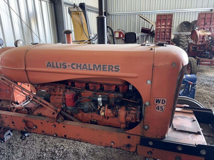 1950-allis-chalmers-wd-tractor,-wf,-13.6-28-rears, 6.00-16 fronts,-snap-coupler,-drawbar,-power-slid-image-10