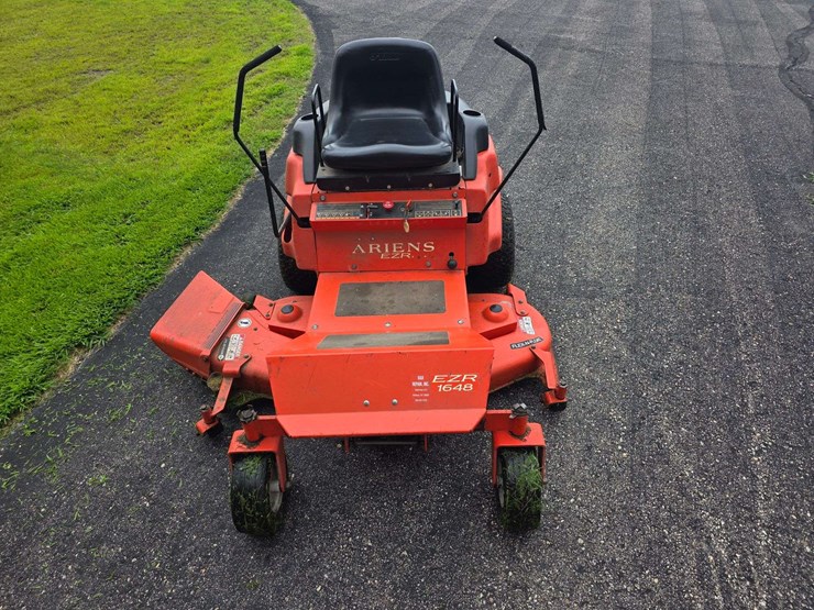 ariens-48”-zero-turn-lawn-mower,-vanguard-16hp-v-twin-engine,-flex-n-float-deck,-model:-ezr1648,-run-image-5