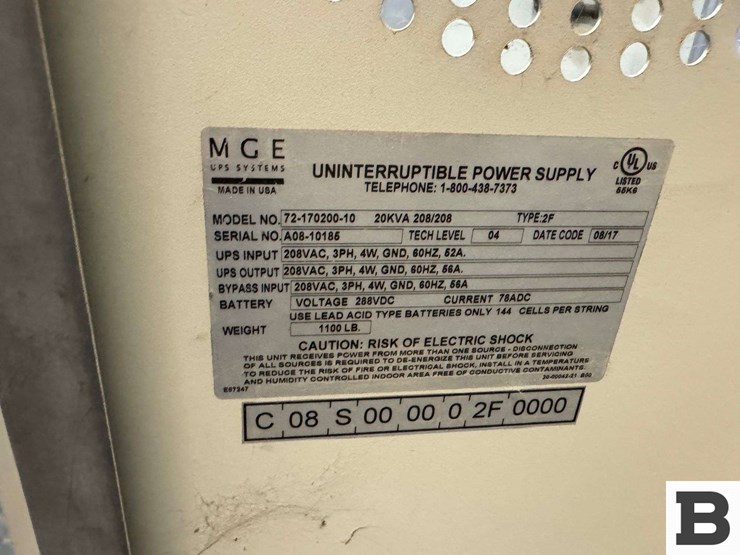 mge/schneider-electric-20kva-uninterruptible-power-supply-image-4