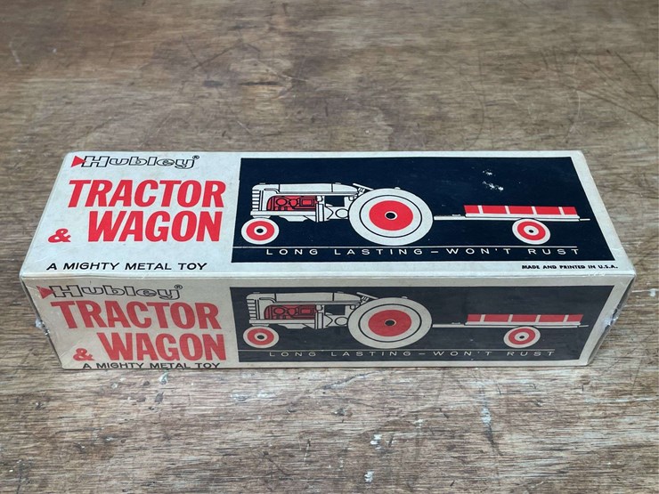 tractor-&-wagon-set-nib-hubley-image-2