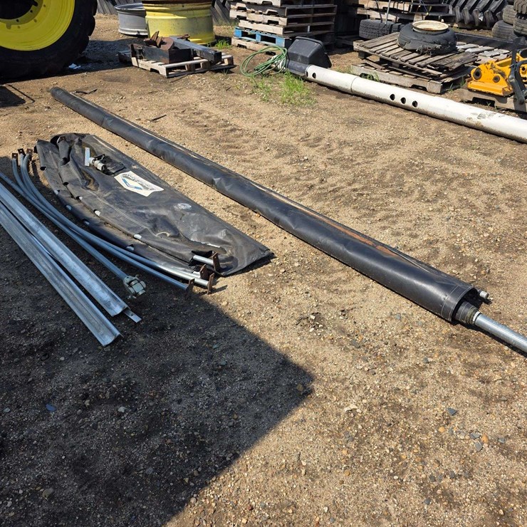 Shur-Lok Roll Tarp off a Gravity Wagon, 14’11” Long